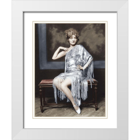 Bernice Ackerman White Modern Wood Framed Art Print with Double Matting by Hollywood Photo Archive