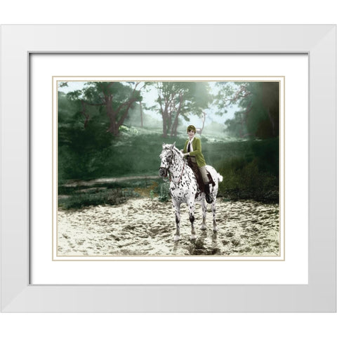 Mary Astor White Modern Wood Framed Art Print with Double Matting by Hollywood Photo Archive