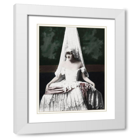Bernice Ackerman White Modern Wood Framed Art Print with Double Matting by Hollywood Photo Archive