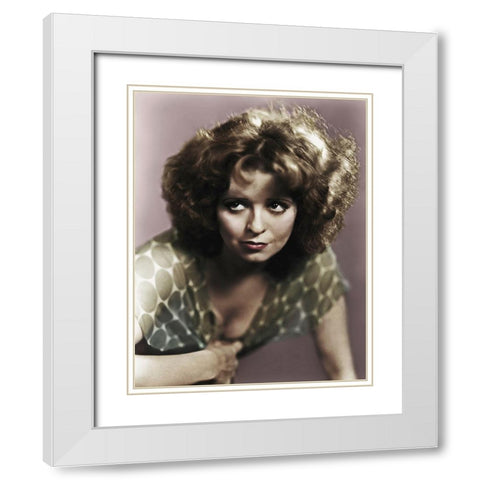 Clara Bow - The Savage White Modern Wood Framed Art Print with Double Matting by Hollywood Photo Archive
