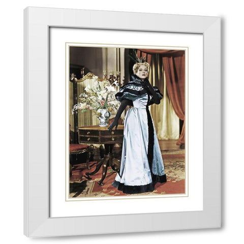 Hildegard Knef  - Svengali White Modern Wood Framed Art Print with Double Matting by Hollywood Photo Archive
