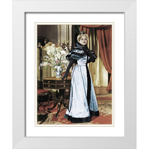 Hildegard Knef  - Svengali White Modern Wood Framed Art Print with Double Matting by Hollywood Photo Archive