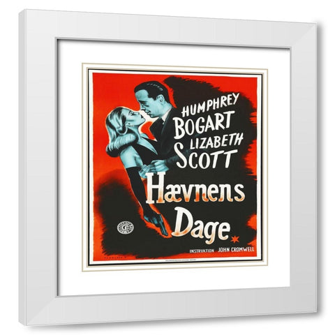 Danish - Dead Reckoning White Modern Wood Framed Art Print with Double Matting by Hollywood Photo Archive