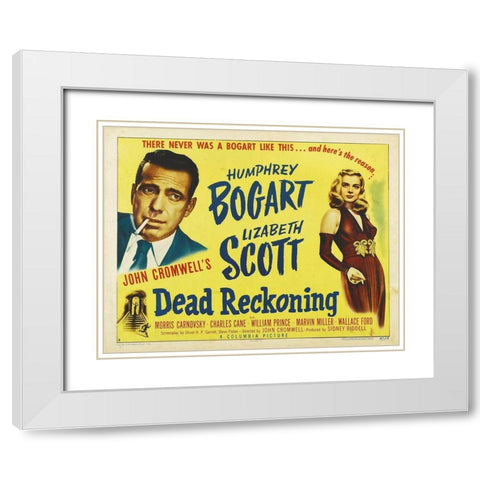 Dead Reckoning White Modern Wood Framed Art Print with Double Matting by Hollywood Photo Archive
