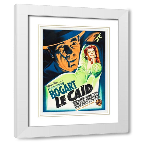 French - Big Shot White Modern Wood Framed Art Print with Double Matting by Hollywood Photo Archive