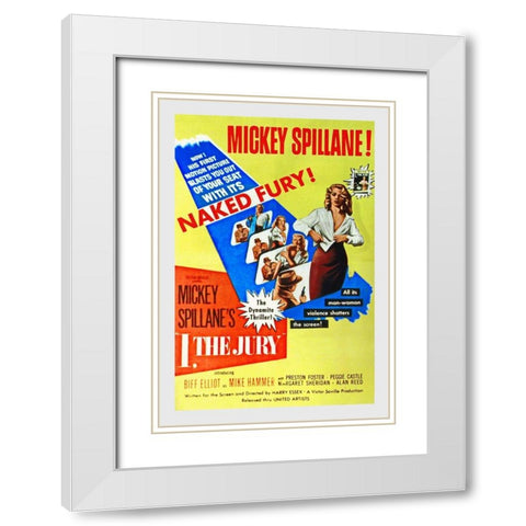I, The Jury White Modern Wood Framed Art Print with Double Matting by Hollywood Photo Archive