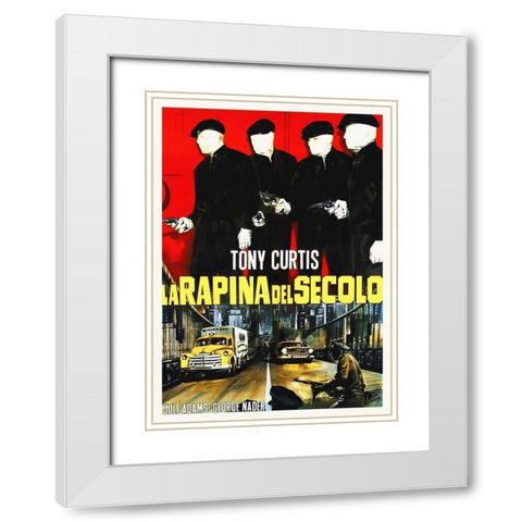 Italian - Bridges To Cross White Modern Wood Framed Art Print with Double Matting by Hollywood Photo Archive