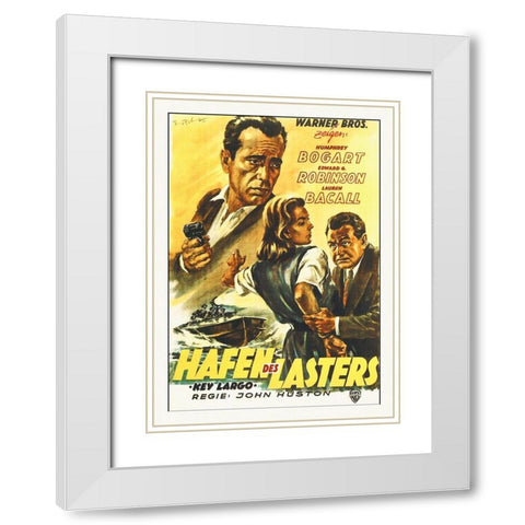 Key Largo White Modern Wood Framed Art Print with Double Matting by Hollywood Photo Archive
