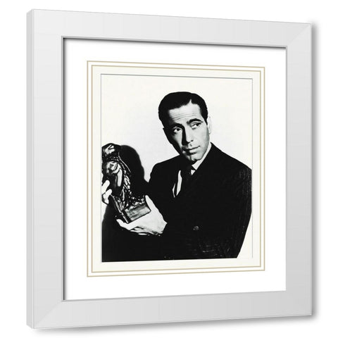 Promotional Still - Humphrey Bogart - The Malteze Falcon White Modern Wood Framed Art Print with Double Matting by Hollywood Photo Archive