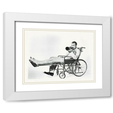 Promotional Still - Rear Window White Modern Wood Framed Art Print with Double Matting by Hollywood Photo Archive