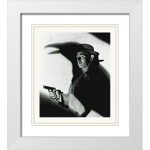 Promotional Still - This Gun For Hire White Modern Wood Framed Art Print with Double Matting by Hollywood Photo Archive