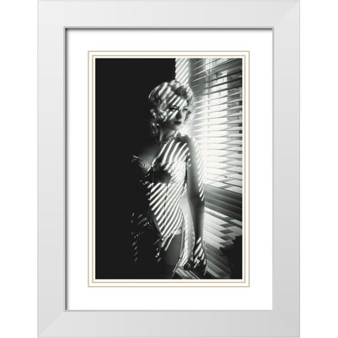 Promotional Stills - Film Noir Genre White Modern Wood Framed Art Print with Double Matting by Hollywood Photo Archive