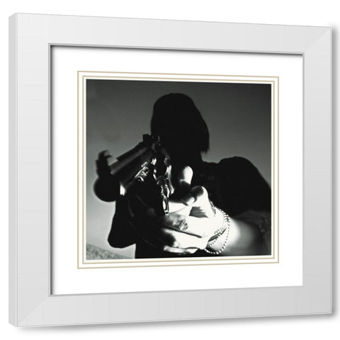 Promotional Stills - Film Noir Genre White Modern Wood Framed Art Print with Double Matting by Hollywood Photo Archive