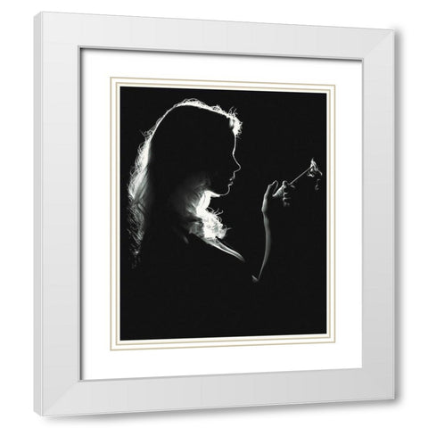 Promotional Stills - Film Noir Genre White Modern Wood Framed Art Print with Double Matting by Hollywood Photo Archive