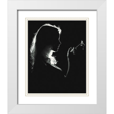 Promotional Stills - Film Noir Genre White Modern Wood Framed Art Print with Double Matting by Hollywood Photo Archive