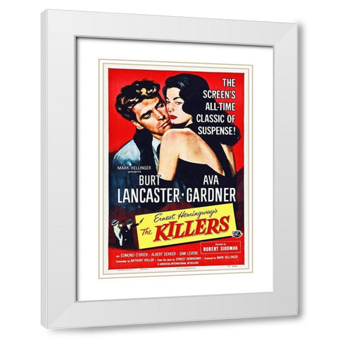 The Killers White Modern Wood Framed Art Print with Double Matting by Hollywood Photo Archive