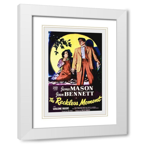 The Reckless Moment White Modern Wood Framed Art Print with Double Matting by Hollywood Photo Archive