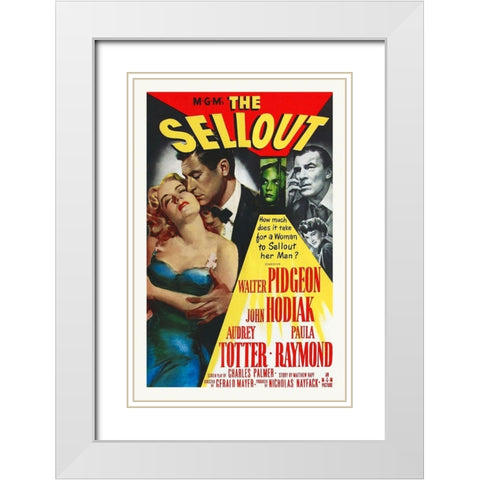 The Sellout White Modern Wood Framed Art Print with Double Matting by Hollywood Photo Archive