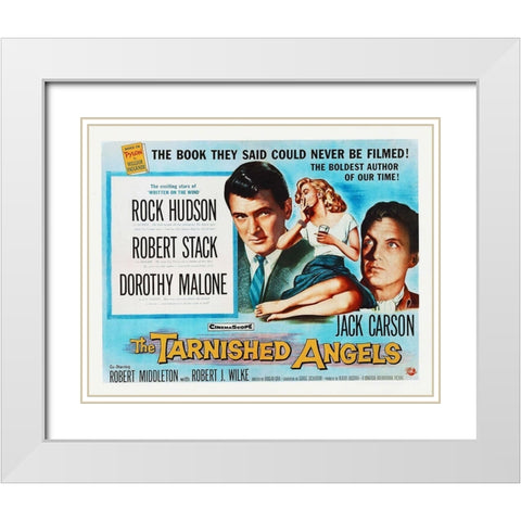 The Tarnished Angels White Modern Wood Framed Art Print with Double Matting by Hollywood Photo Archive