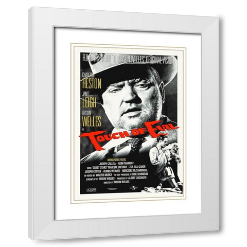 Touch Of Evil White Modern Wood Framed Art Print with Double Matting by Hollywood Photo Archive