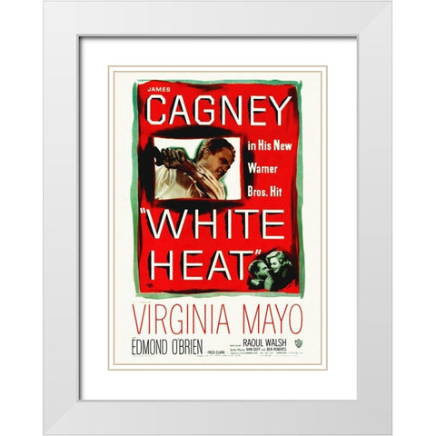 White Heat White Modern Wood Framed Art Print with Double Matting by Hollywood Photo Archive