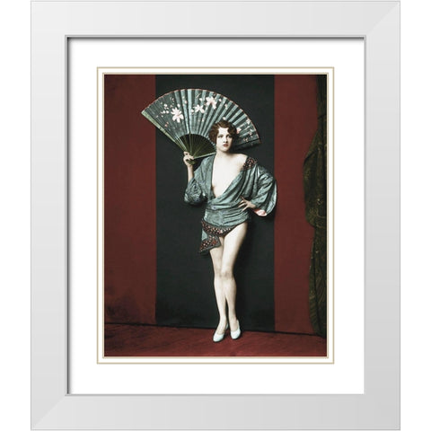 Jean Ackerman White Modern Wood Framed Art Print with Double Matting by Hollywood Photo Archive