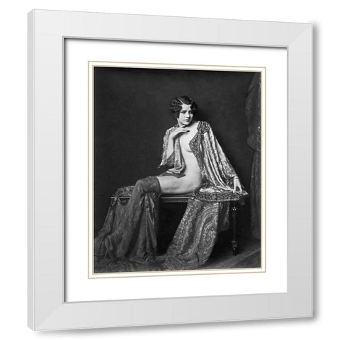Jean Ackerman White Modern Wood Framed Art Print with Double Matting by Hollywood Photo Archive