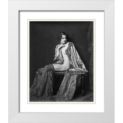 Jean Ackerman White Modern Wood Framed Art Print with Double Matting by Hollywood Photo Archive