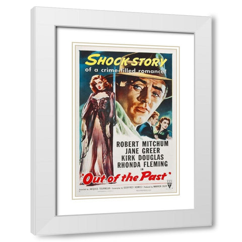 Out of the Past White Modern Wood Framed Art Print with Double Matting by Hollywood Photo Archive