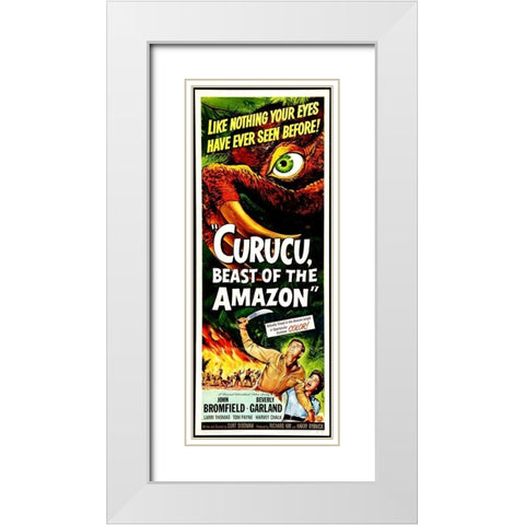 Curucu, Beast of the Amazon White Modern Wood Framed Art Print with Double Matting by Hollywood Photo Archive