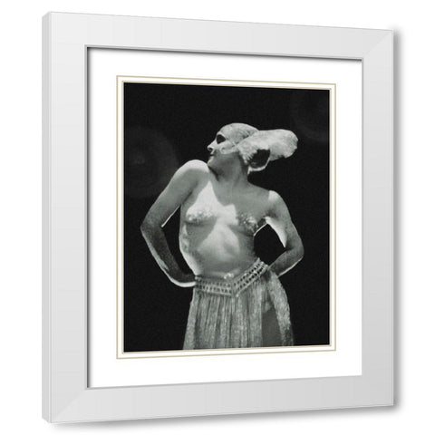 Metropolis - Maria Dance - Production Still White Modern Wood Framed Art Print with Double Matting by Hollywood Photo Archive