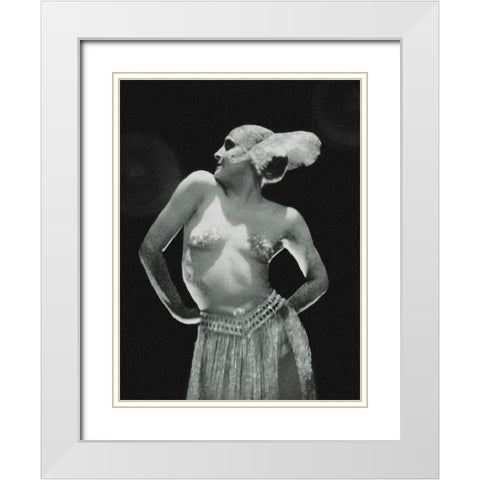Metropolis - Maria Dance - Production Still White Modern Wood Framed Art Print with Double Matting by Hollywood Photo Archive