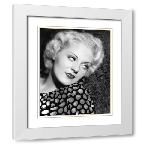 Ketti Gallian 301 White Modern Wood Framed Art Print with Double Matting by Hollywood Photo Archive