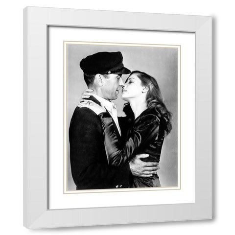 To Have and Have Not - Lauren Bacall White Modern Wood Framed Art Print with Double Matting by Hollywood Photo Archive