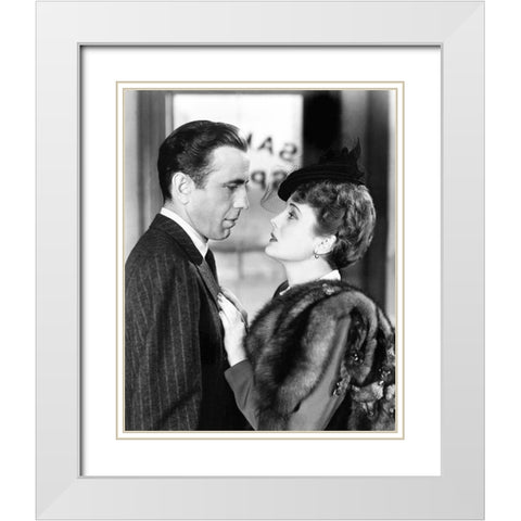 Mary Astor - Maltese Falcon, The White Modern Wood Framed Art Print with Double Matting by Hollywood Photo Archive