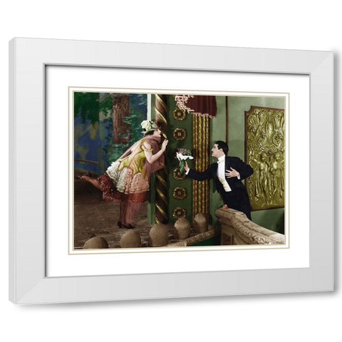 Norma Talmadge - The Lady White Modern Wood Framed Art Print with Double Matting by Hollywood Photo Archive