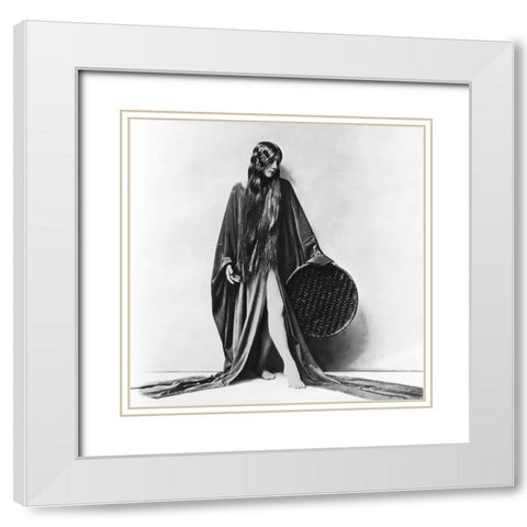 Olive Ann Alcorn White Modern Wood Framed Art Print with Double Matting by Hollywood Photo Archive