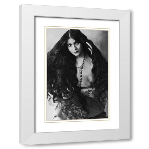 Olive Ann Alcorn White Modern Wood Framed Art Print with Double Matting by Hollywood Photo Archive