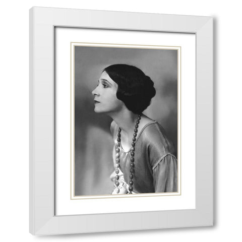 Olive Ann Alcorn White Modern Wood Framed Art Print with Double Matting by Hollywood Photo Archive