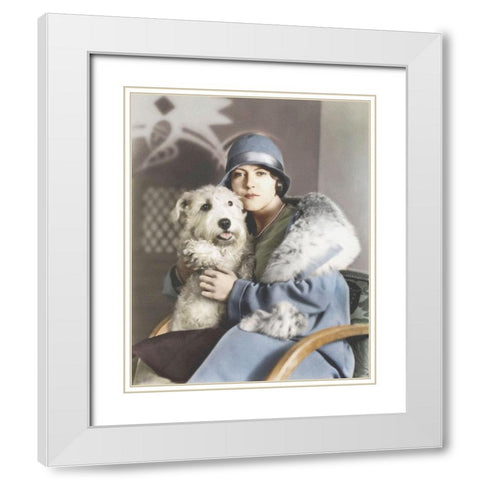 Ruth Chatterton 013 White Modern Wood Framed Art Print with Double Matting by Hollywood Photo Archive