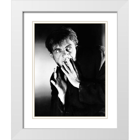 Dwight Frye - Frankenstein White Modern Wood Framed Art Print with Double Matting by Hollywood Photo Archive