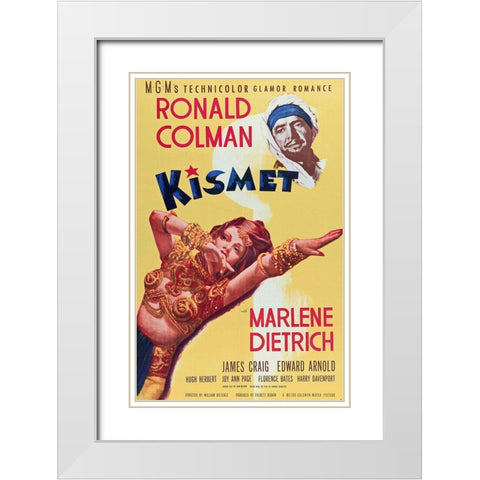 Kismet White Modern Wood Framed Art Print with Double Matting by Hollywood Photo Archive