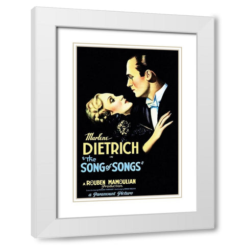 Song of Songs White Modern Wood Framed Art Print with Double Matting by Hollywood Photo Archive