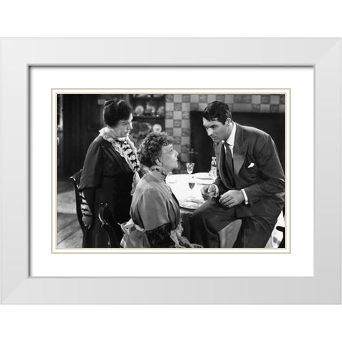Cary Grant - Arsenic and Old Lace White Modern Wood Framed Art Print with Double Matting by Hollywood Photo Archive