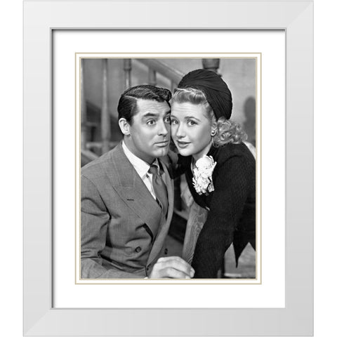 Cary Grant - Arsenic and Old Lace White Modern Wood Framed Art Print with Double Matting by Hollywood Photo Archive