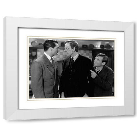 Cary Grant - Arsenic and Old Lace White Modern Wood Framed Art Print with Double Matting by Hollywood Photo Archive