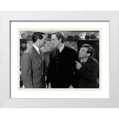 Cary Grant - Arsenic and Old Lace White Modern Wood Framed Art Print with Double Matting by Hollywood Photo Archive