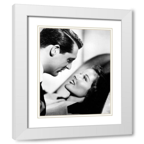 Cary Grant - Bringing Up Baby White Modern Wood Framed Art Print with Double Matting by Hollywood Photo Archive
