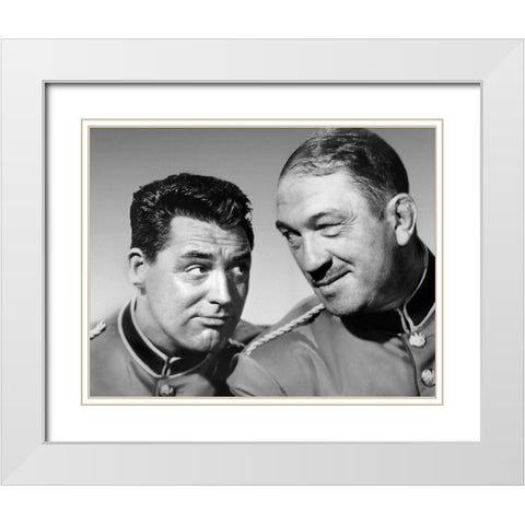 Cary Grant  - Gunga Din White Modern Wood Framed Art Print with Double Matting by Hollywood Photo Archive