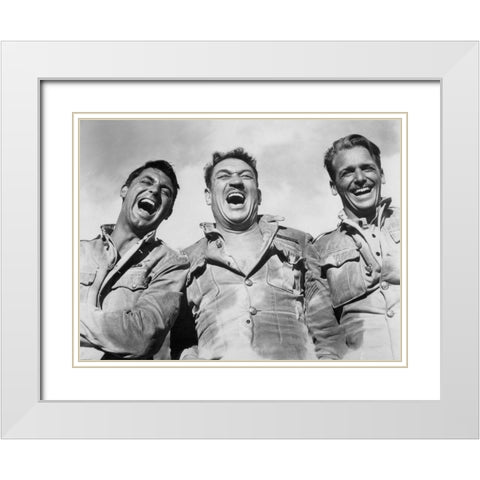 Cary Grant  - Gunga Din White Modern Wood Framed Art Print with Double Matting by Hollywood Photo Archive